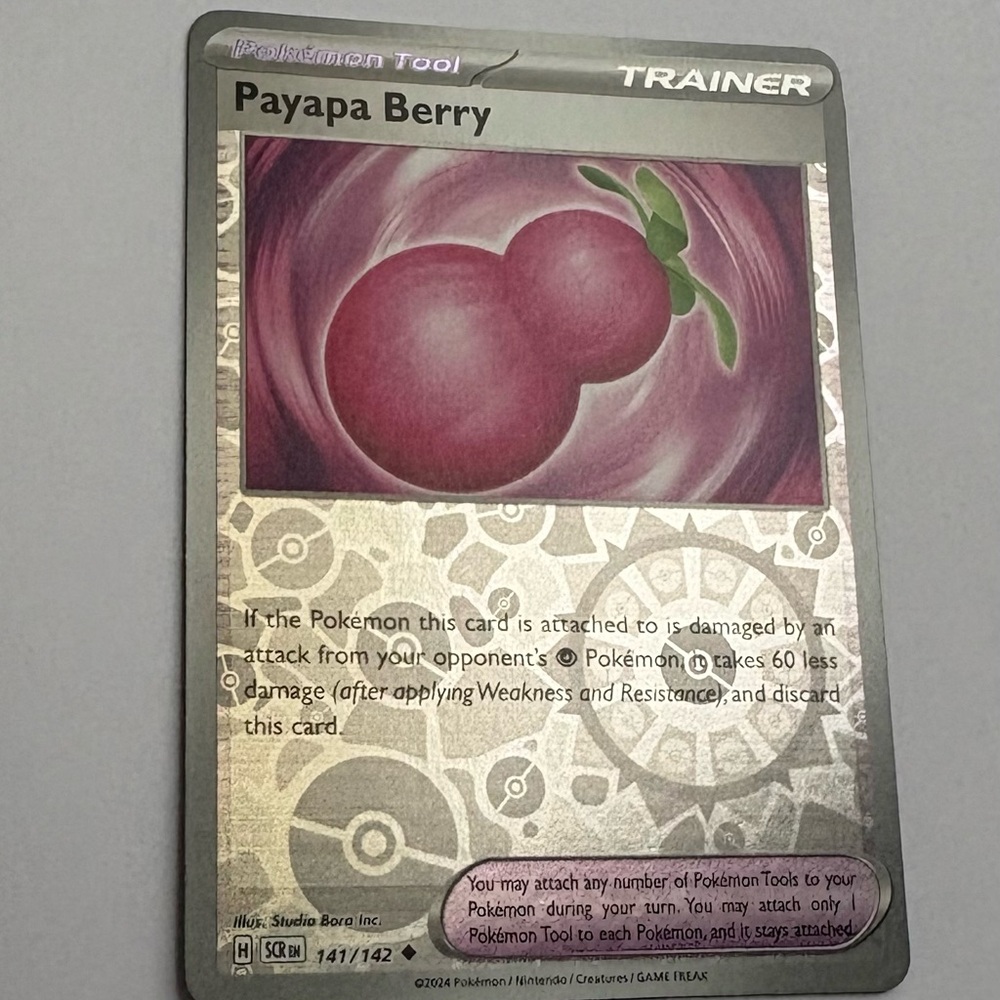 Pokémon Trainer Card - Payapa Berry